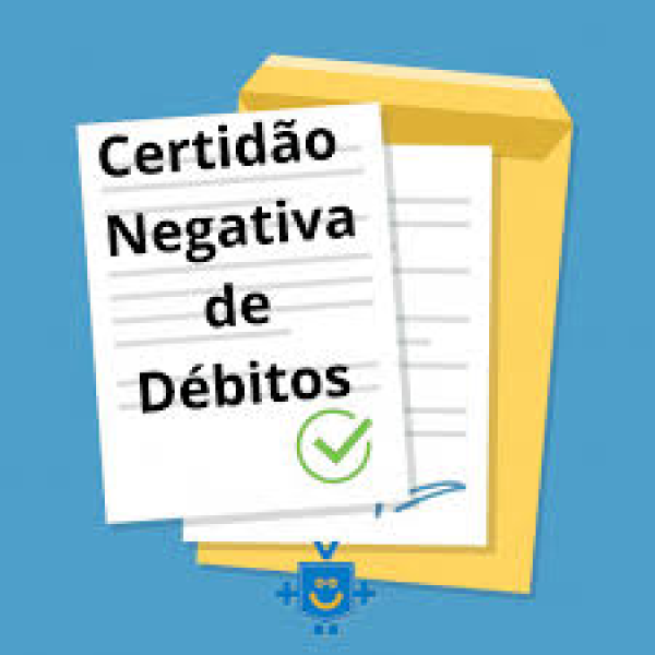 CERTID�O NEGATIVA DE D�BITOS